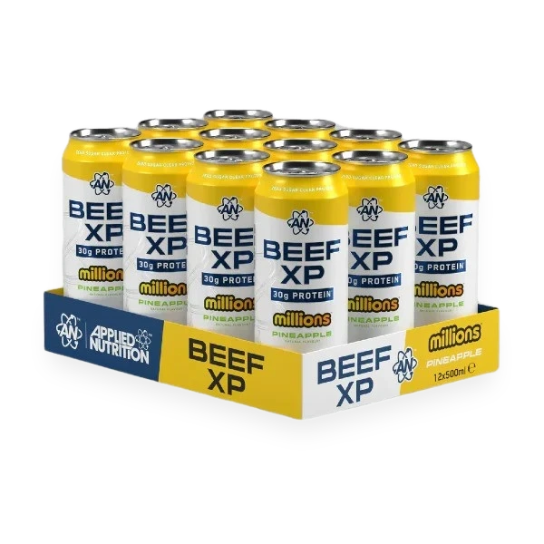 Beef XP Cans, Millions Pineapple - 12 x 500 ml.