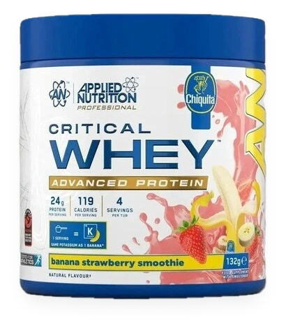 Critical Whey, Banana Strawberry Smoothie - 132 grams (4 servings)