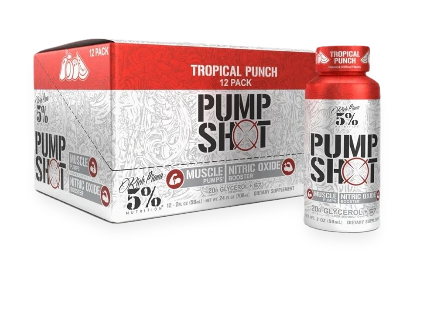 Pump Shot, Tropical Punch - 12 x 59 ml.