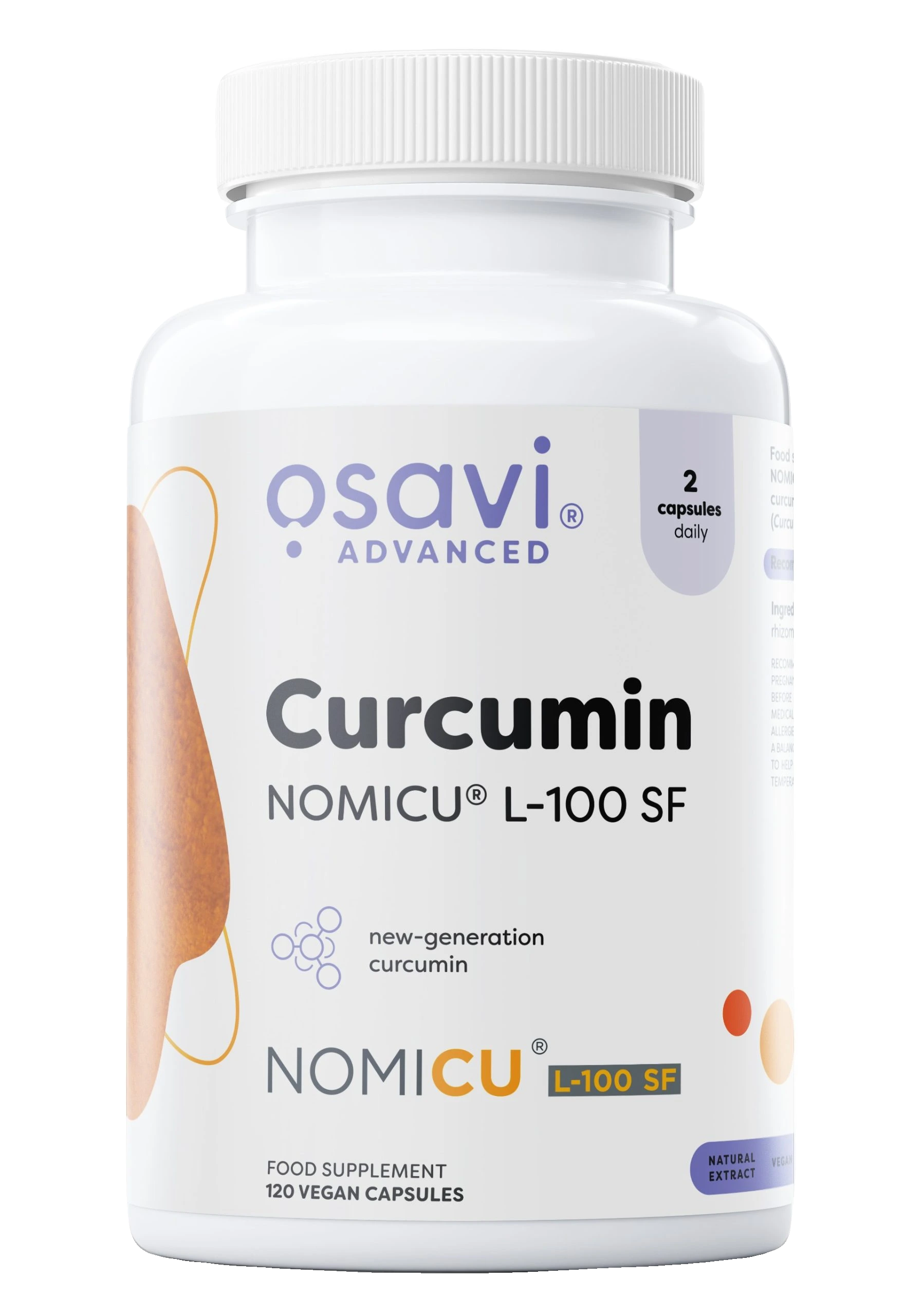 Curcumin NOMICU L-100 SF - 120 vegan caps