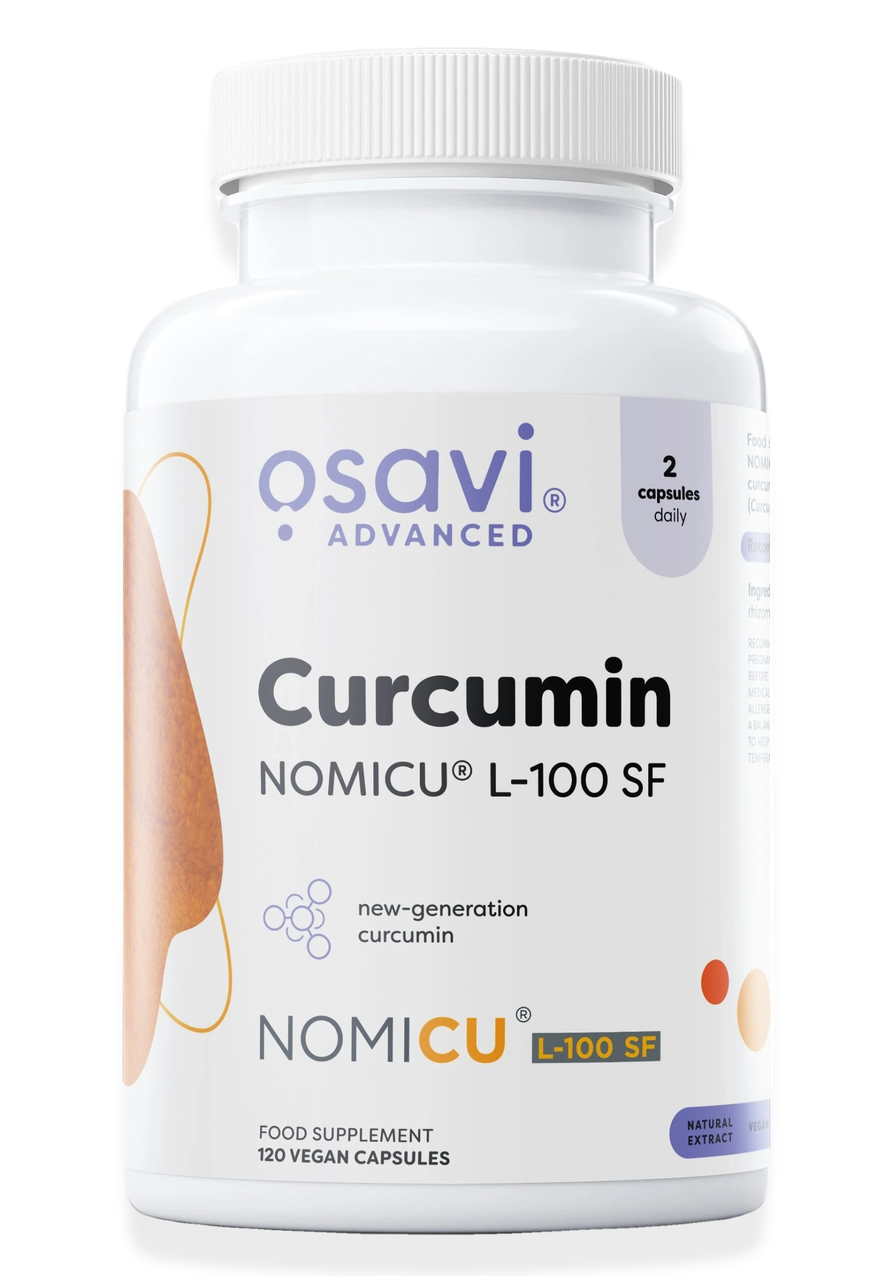 Curcumin NOMICU L-100 SF - 120 vegan caps