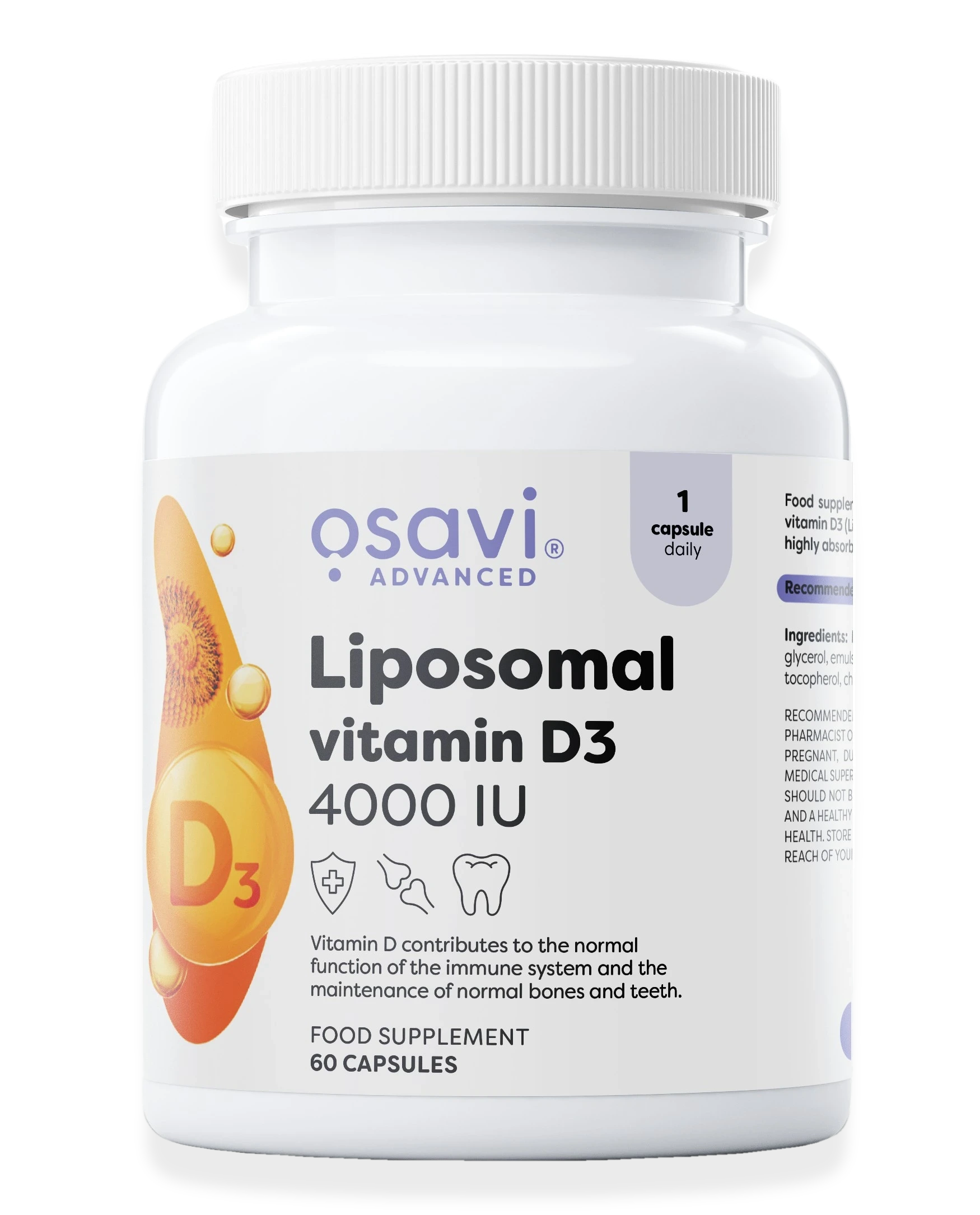 Liposomal Vitamin D3, 4000 IU - 60 caps
