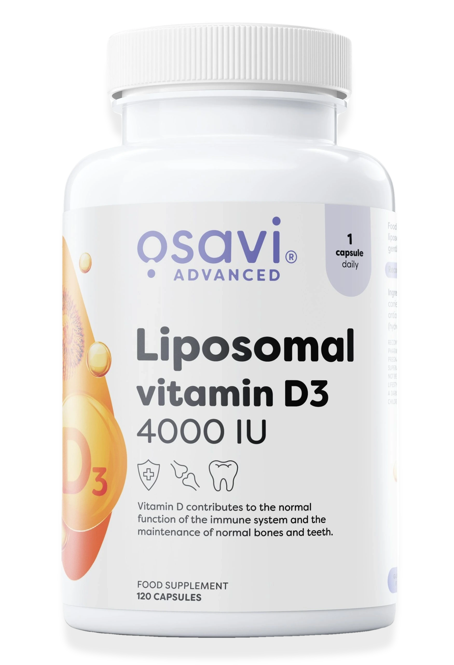 Liposomal Vitamin D3, 4000 IU - 120 caps
