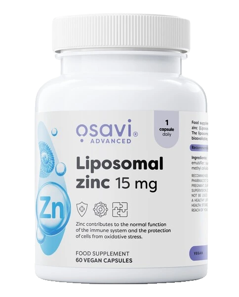 Liposomal Zinc, 15mg - 60 vegan caps