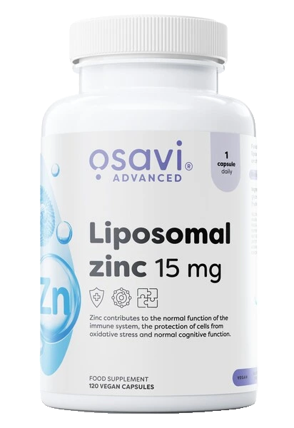 Liposomal Zinc, 15mg - 120 vegan caps