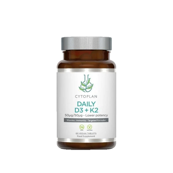 Daily D3 + K2 - 60 vegan tabs