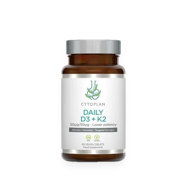 Daily D3 + K2 - 60 vegan tabs
