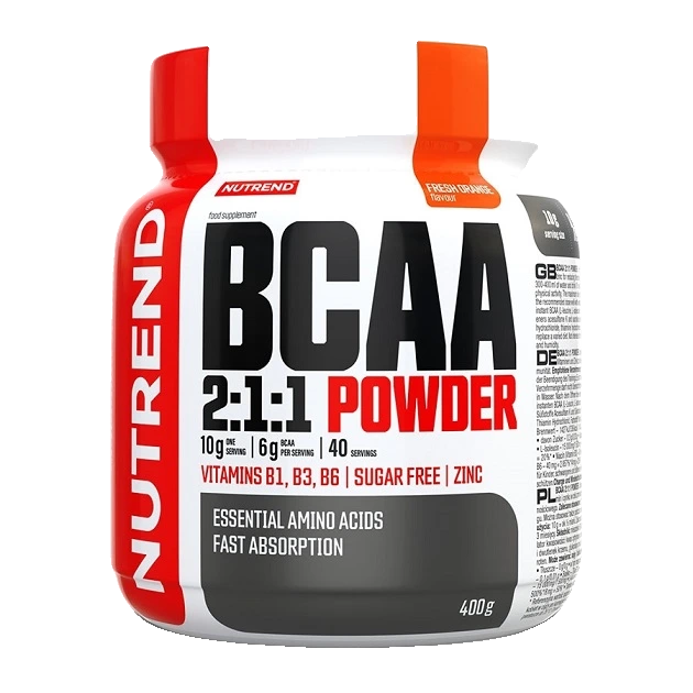 BCAA 2:1:1 Powder, Fresh Orange - 400 grams