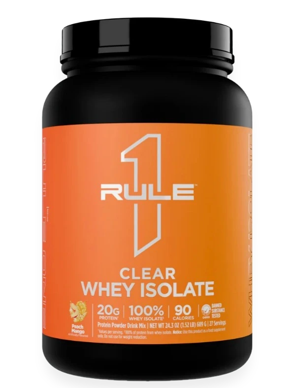 Clear Whey Isolate, Peach Mango - 689 grams