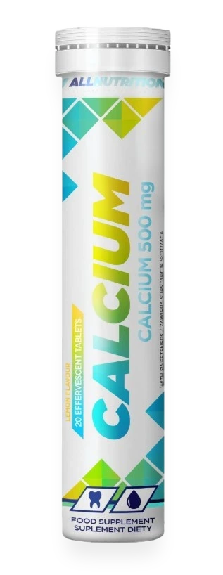 Calcium, 500mg (Lemon) - 20 effervescent tablets