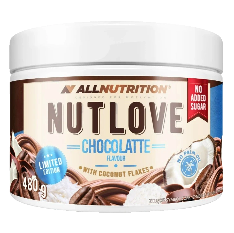 Nutlove, Chocolatte with Coconut Flakes - 480 grams