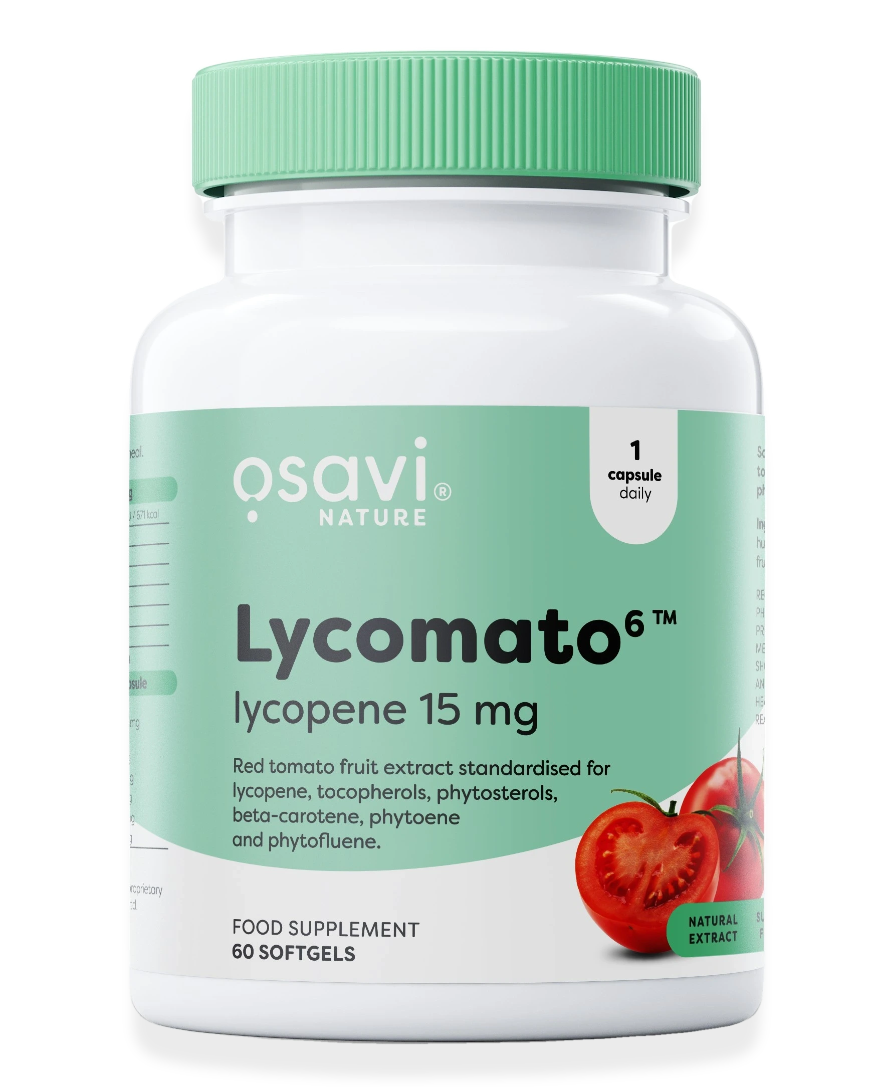 Lycomato Lycopene, 15 mg - 60 softgels