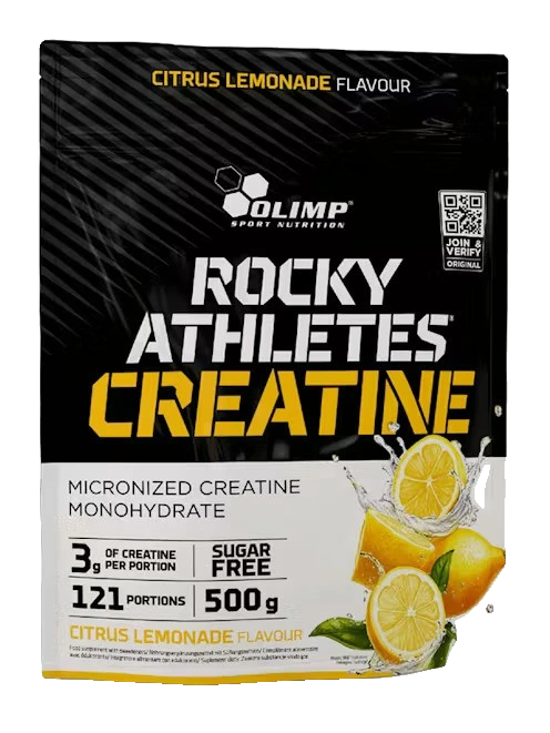 Rocky Athletes Creatine, Citrus Lemonade - 500 grams