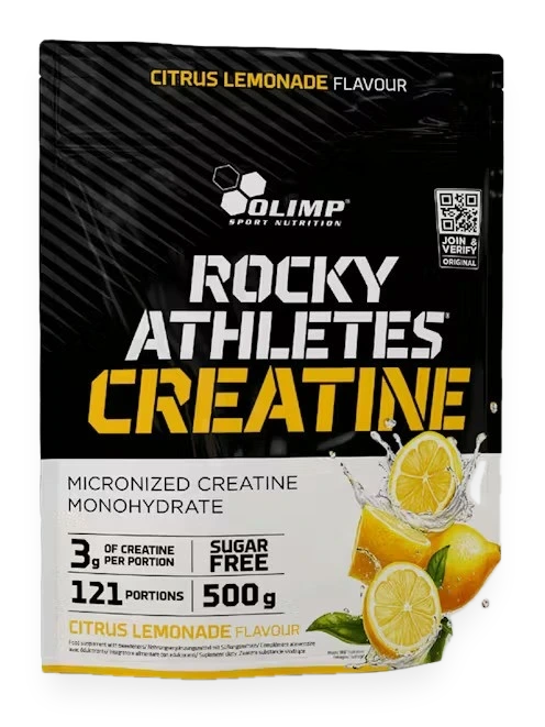 Rocky Athletes Creatine, Citrus Lemonade - 500 grams