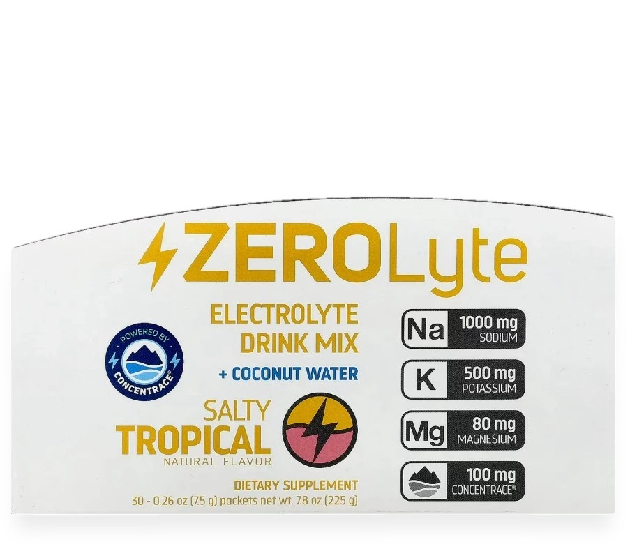 ZEROLyte, Salty Tropical - 30 packets