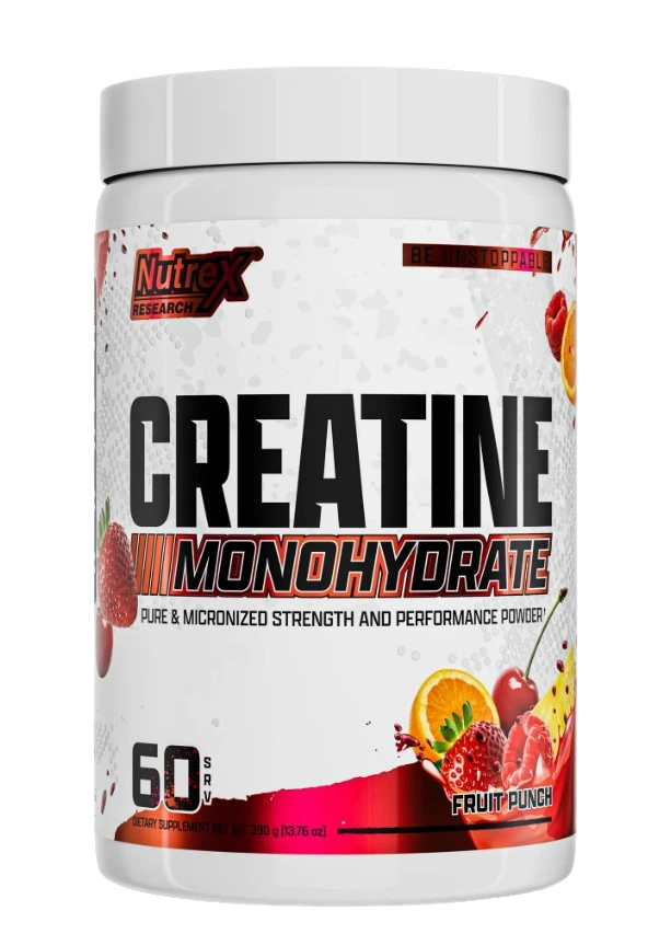 Creatine Monohydrate, Fruit Punch - 390 grams
