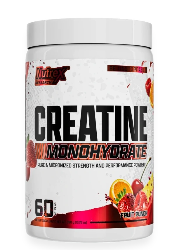 Creatine Monohydrate, Fruit Punch - 390 grams