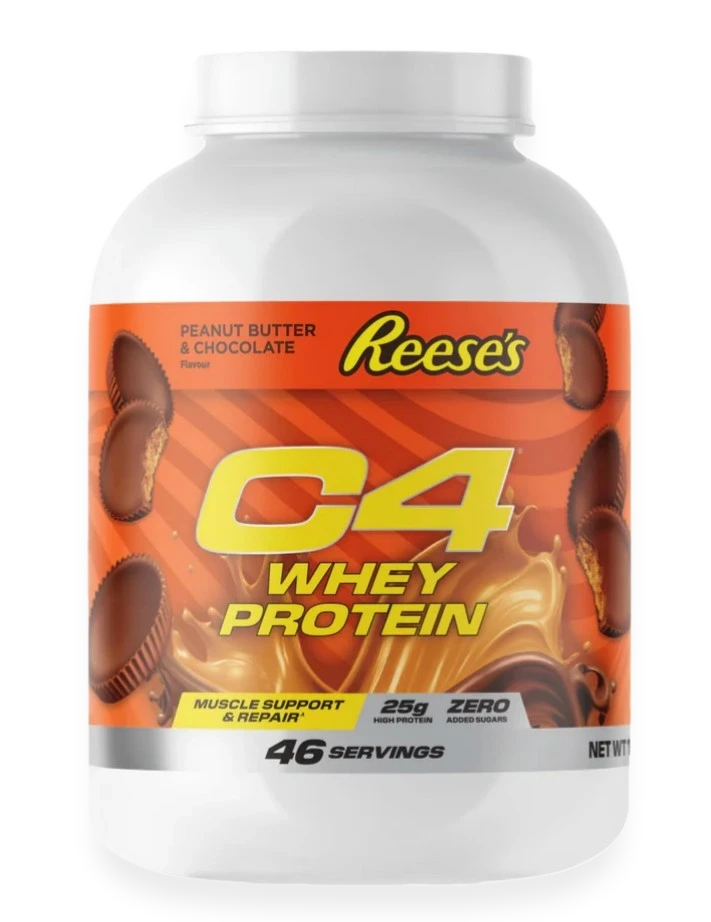 C4 Whey Protein, Peanut Butter & Chocolate Reese's - 1700 grams