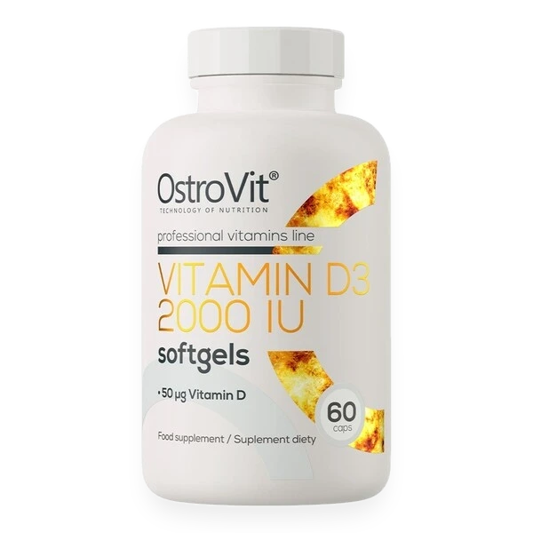 Vitamin D3 2000 IU - 60 caps