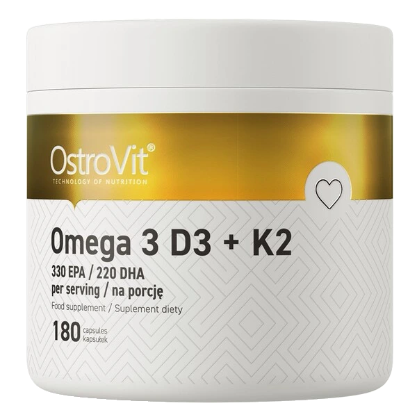 Omega 3 D3 + K2 - 180 caps