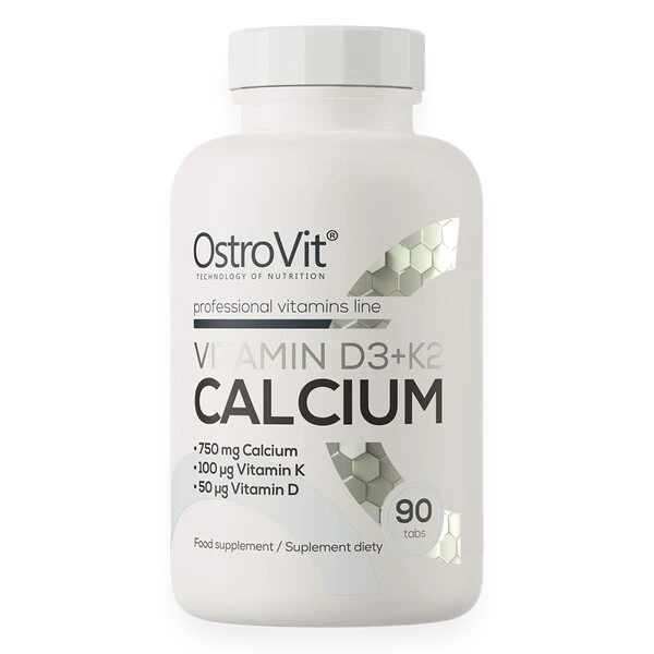 Vitamin D3 + K2 Calcium - 90 tablets