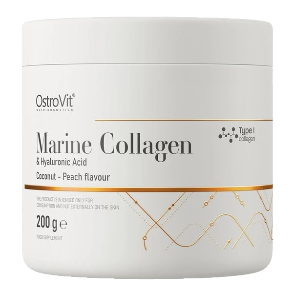 Marine Collagen & Hyaluronic Acid, Coconut Peach - 200 grams