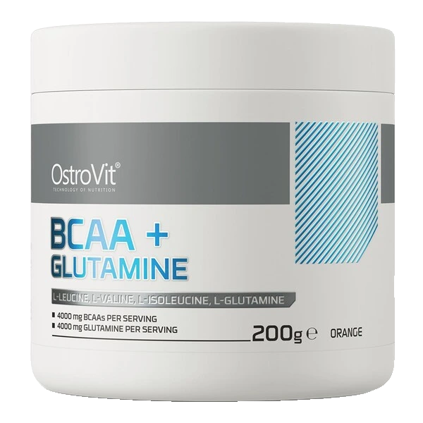 BCAA + Glutamine, Orange - 200 grams