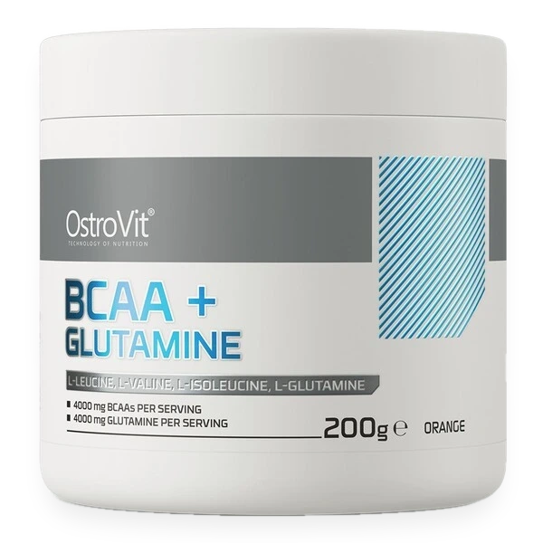 BCAA + Glutamine, Orange - 200 grams