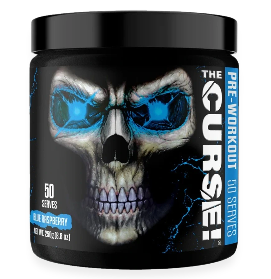 The Curse! Pre-Workout (EU), Blue Raspberry - 250 grams