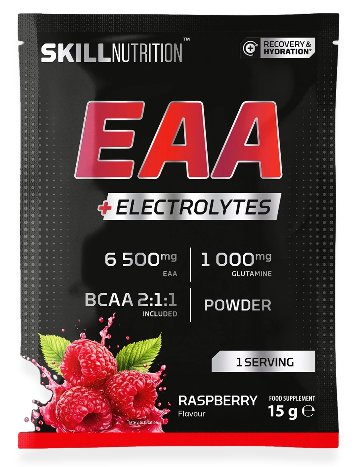EAA + Electrolytes, Raspberry - 15 grams (1 serving)