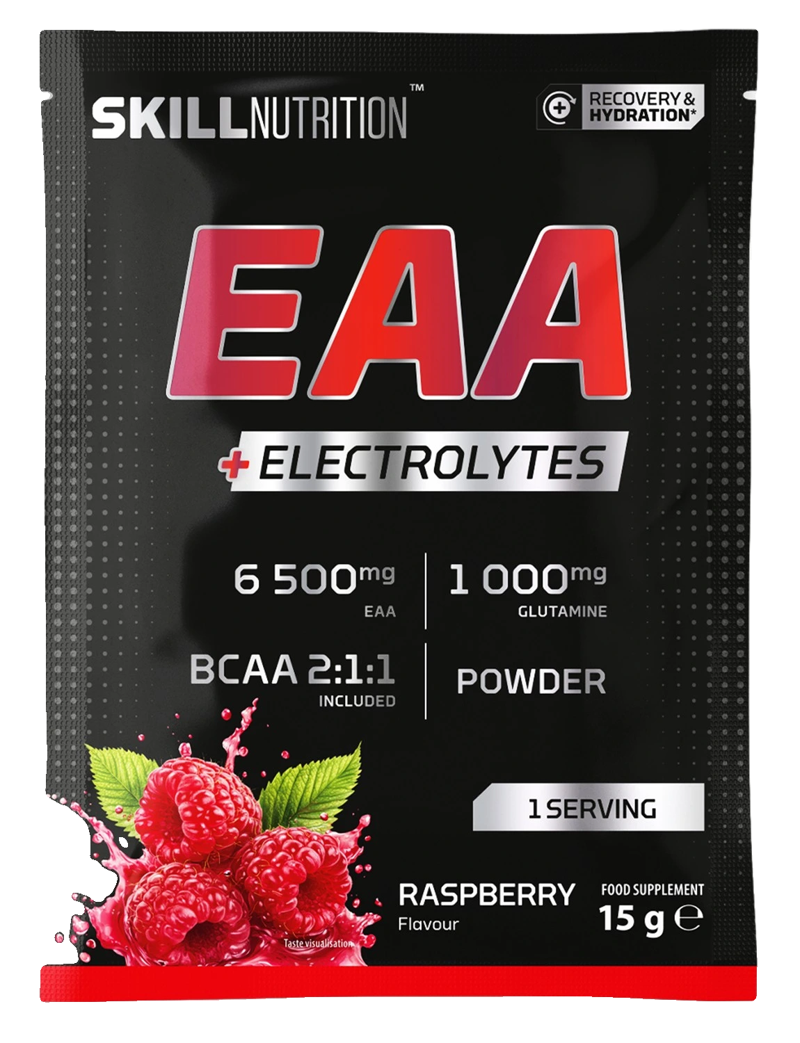 EAA + Electrolytes, Raspberry - 15 grams (1 serving)