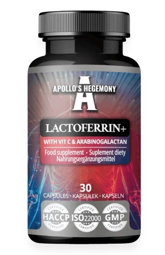 Lactoferrin+ with Vit C & Arabinogalactan - 30 caps