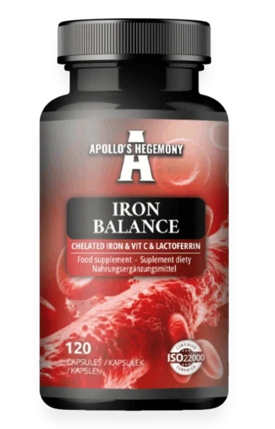 Iron Balance Chelated Iron & Vit C & Lactoferrin - 120 caps