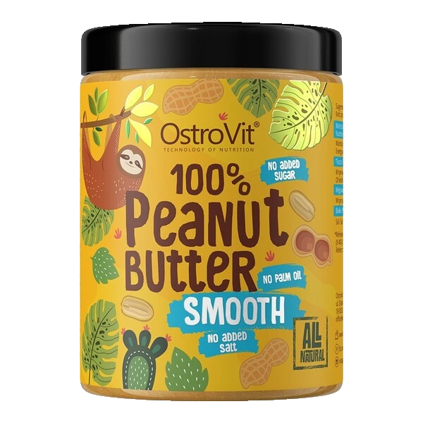 100% Peanut Butter, Smooth - 1000 grams