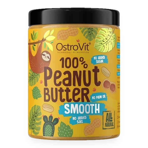 100% Peanut Butter, Smooth - 1000 grams