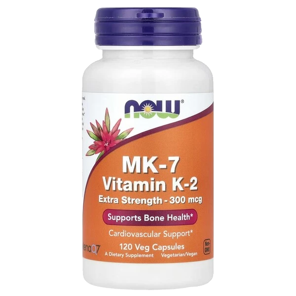 MK-7 Vitamin K-2, 300mcg Extra Strength - 120 vcaps