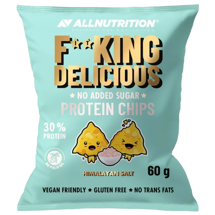 Fitking Delicious Protein Chips, Himalayan Salt - 60 grams