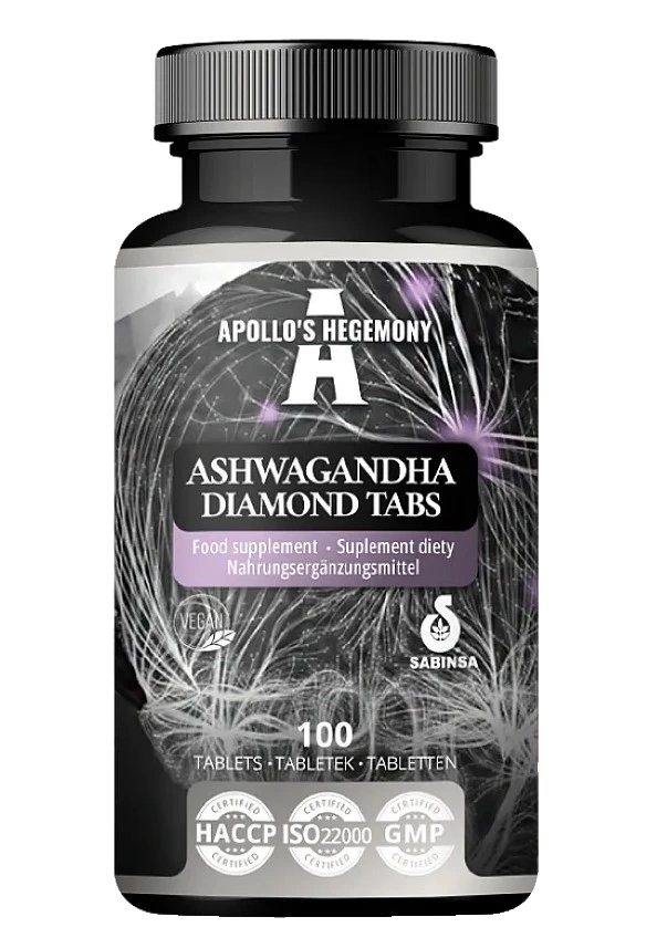 Ashwagandha Diamond - 100 tablets (EAN 8721077930589)