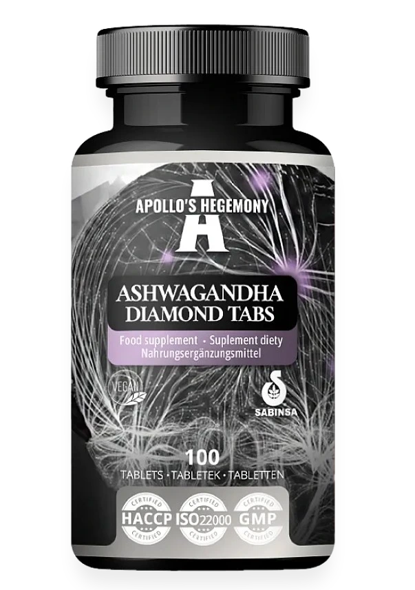 Ashwagandha Diamond - 100 tablets (EAN 8721077930589)