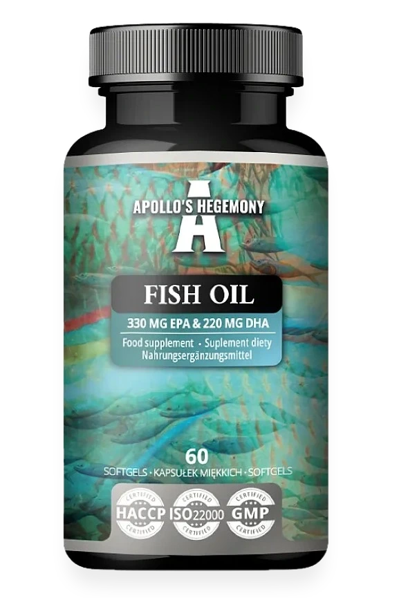 Fish Oil, 330mg EPA & 220mg DHA - 60 softgels