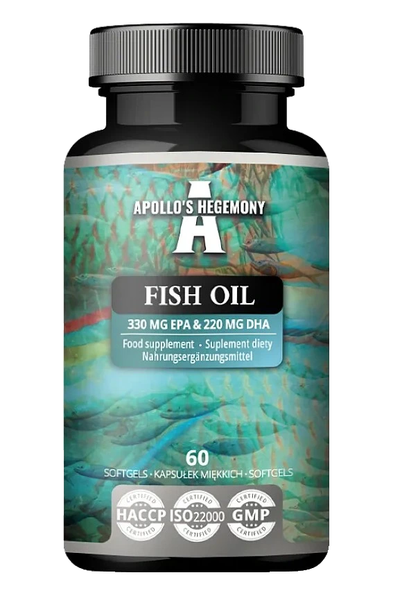 Fish Oil, 330mg EPA & 220mg DHA - 60 softgels