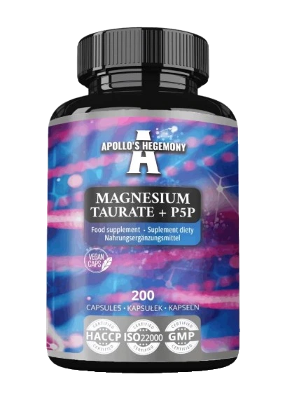 Magnesium Taurate + P5P - 200 caps