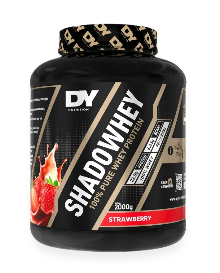 ShadoWhey 100% Pure Whey Protein, Strawberry - 2000 grams