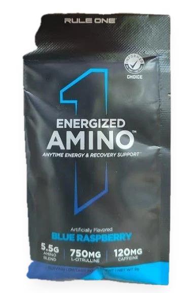 Energized Amino, Blue Raspberry - 9 grams (1 serving)