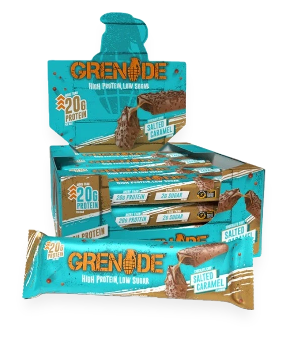 Protein Bars, Chocolate Chip Salted Caramel - 12 x 60g