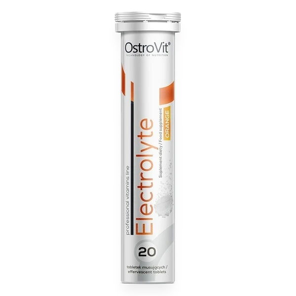 Electrolyte Effervescent Tabs, Orange - 20 tablets