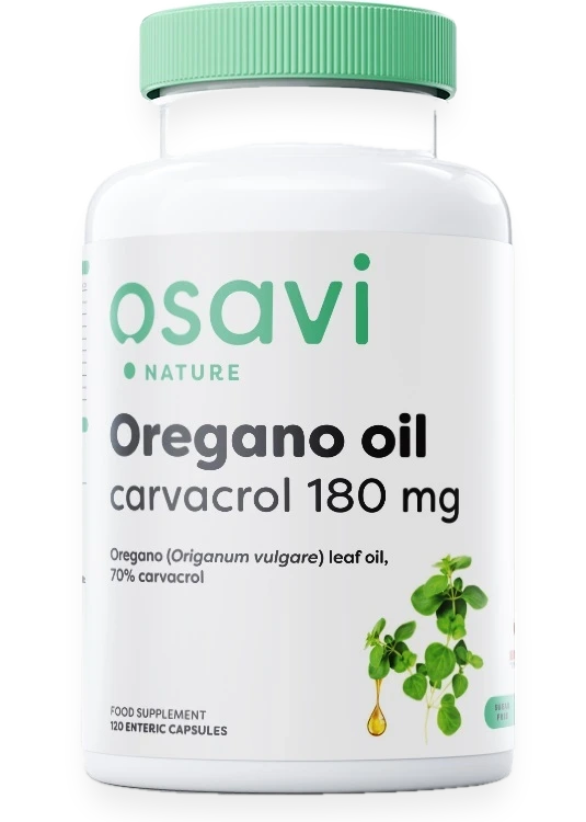 Oregano Oil Carvacrol, 180mg - 120 enteric caps