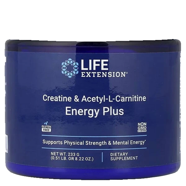 Creatine & Acetyl-L-Carnitine Energy Plus - 233 grams