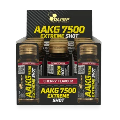 AAKG 7500 Extreme Shot, Cherry - 9 x 25 ml.