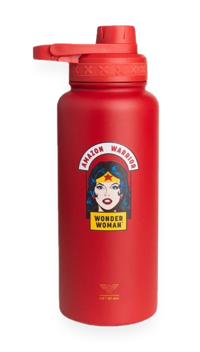 Bohtal Insulated Sports Bottle - DC Comics, Wonder Woman Amazon Warrior - 960 ml.